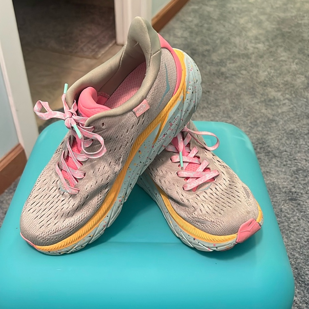 Hoka x Free People Clifton 8 Green Tea - Size 7